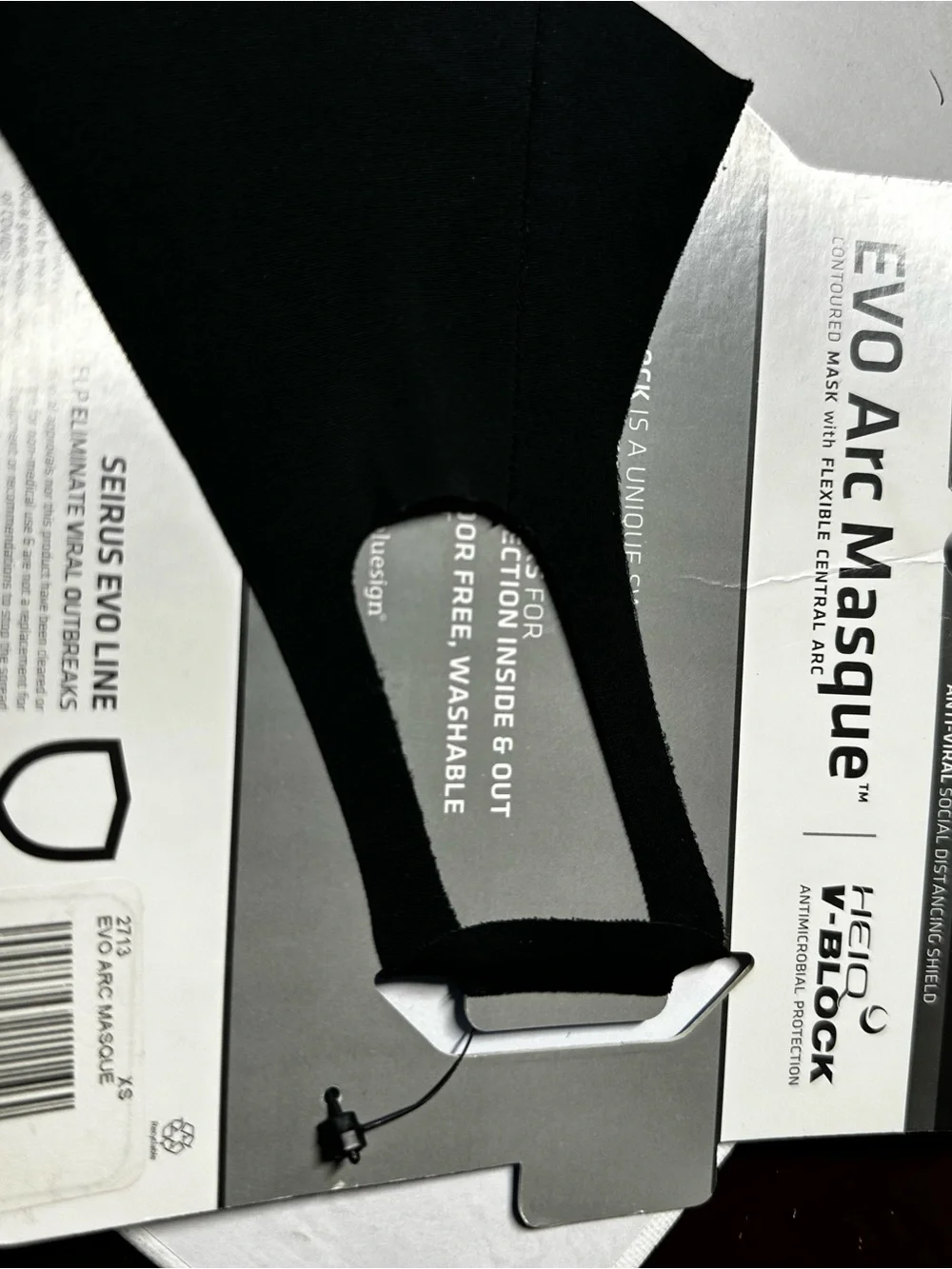 Seirus EVO Arc Black Contoured Face Mask